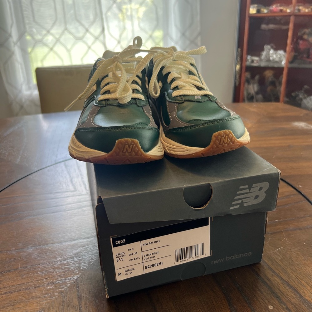 Green Beige 2002 Rs New Balance.